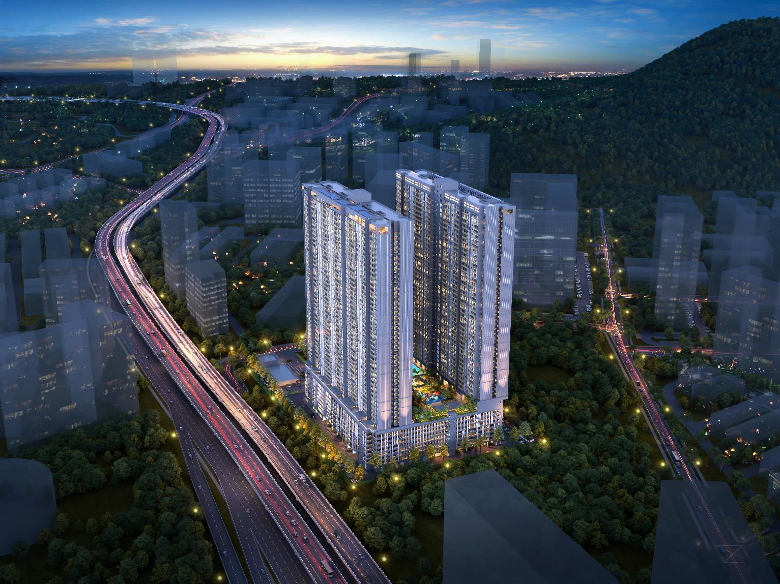 Aerial Night View
